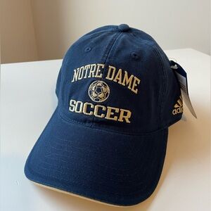 ADIDAS University of Notre Dame Soccer Hat NWT
